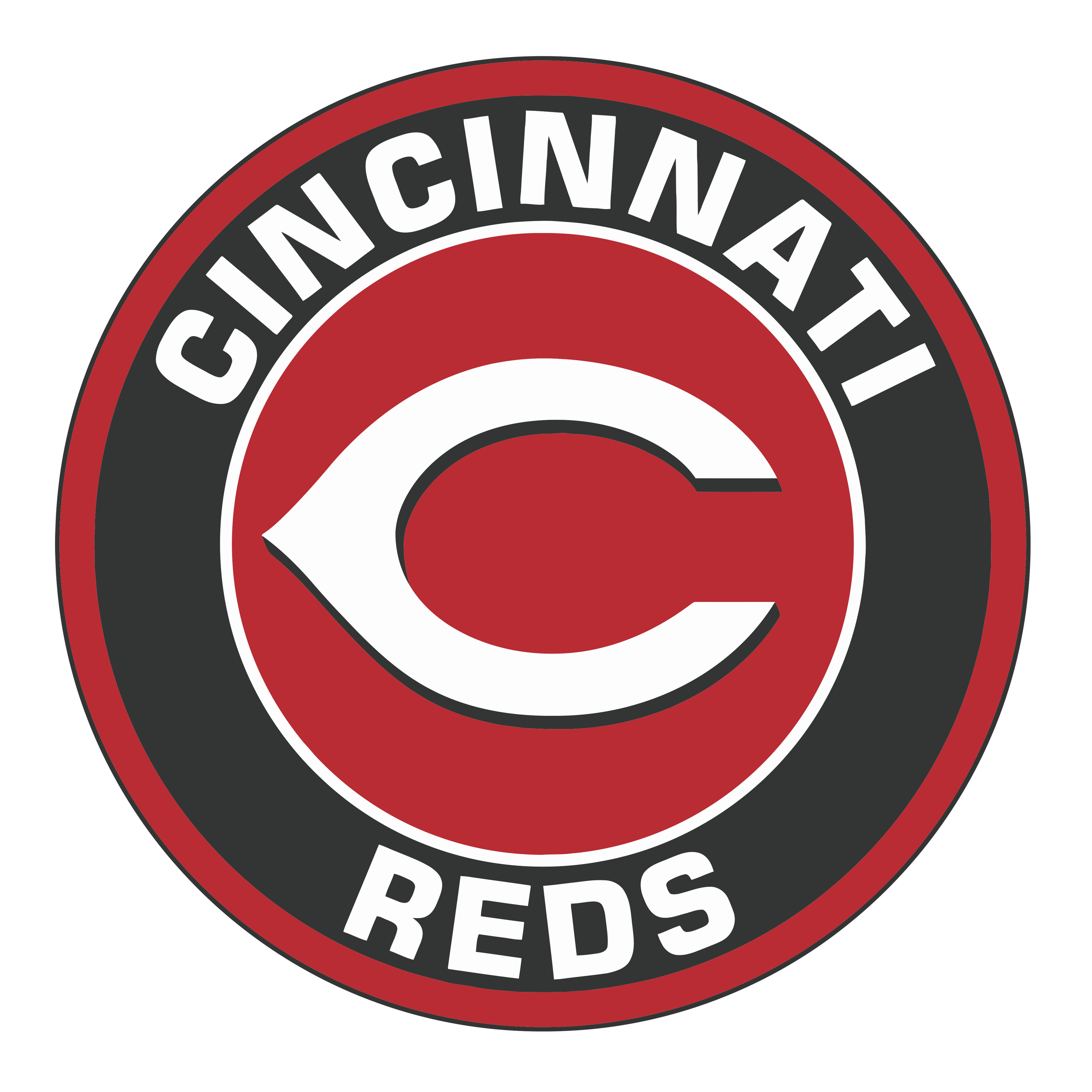 Cincinnati Reds 3" Round Decal / Buy 2 Get 1 FREE