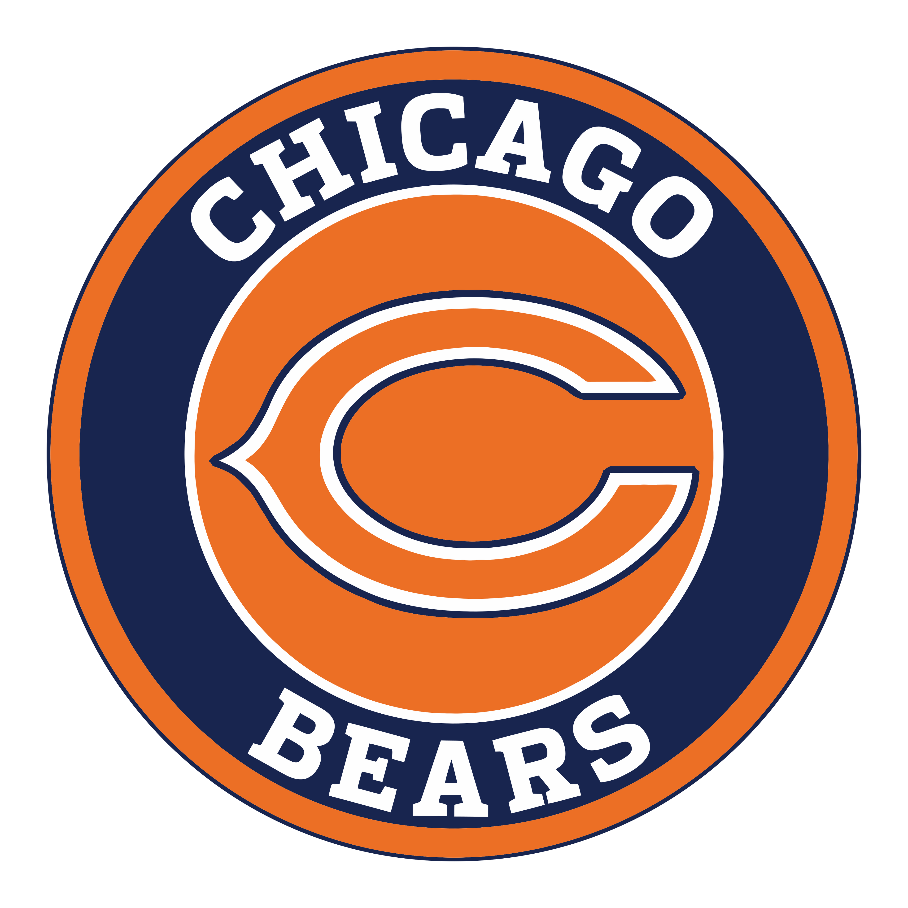 Chicago Bears 3" Round Decal / Buy 2 Get 1 FREE