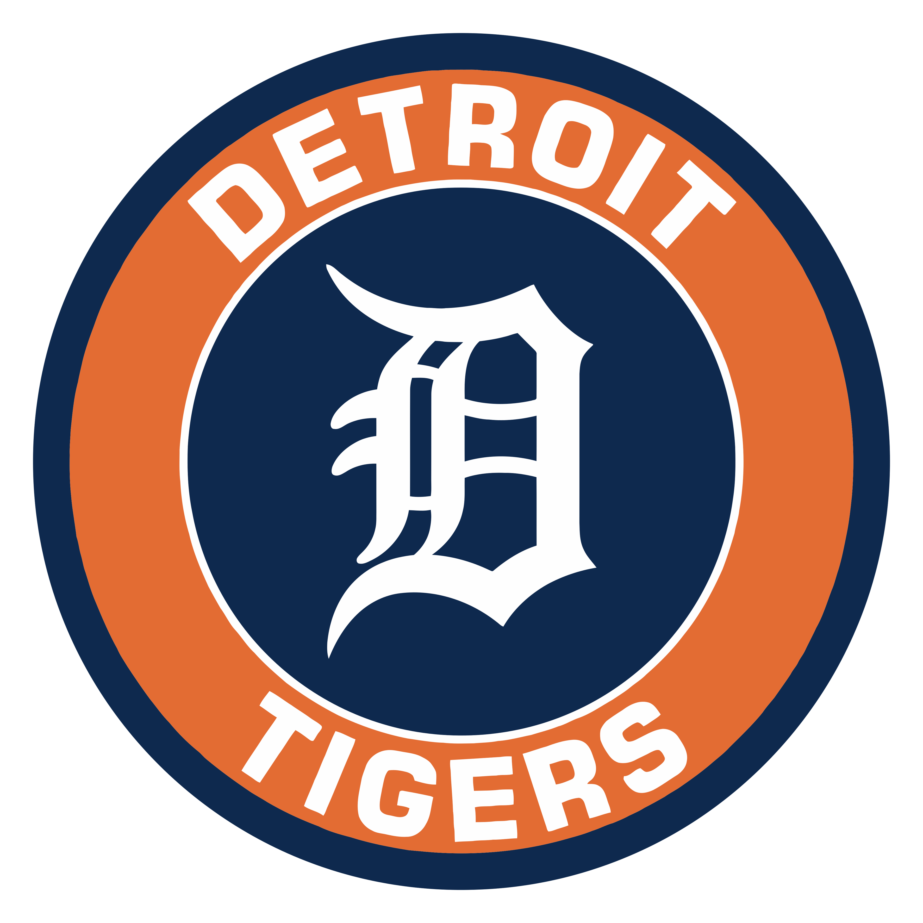 Detroit Tigers 3" Round Decal / Buy2 Get 1 FREE