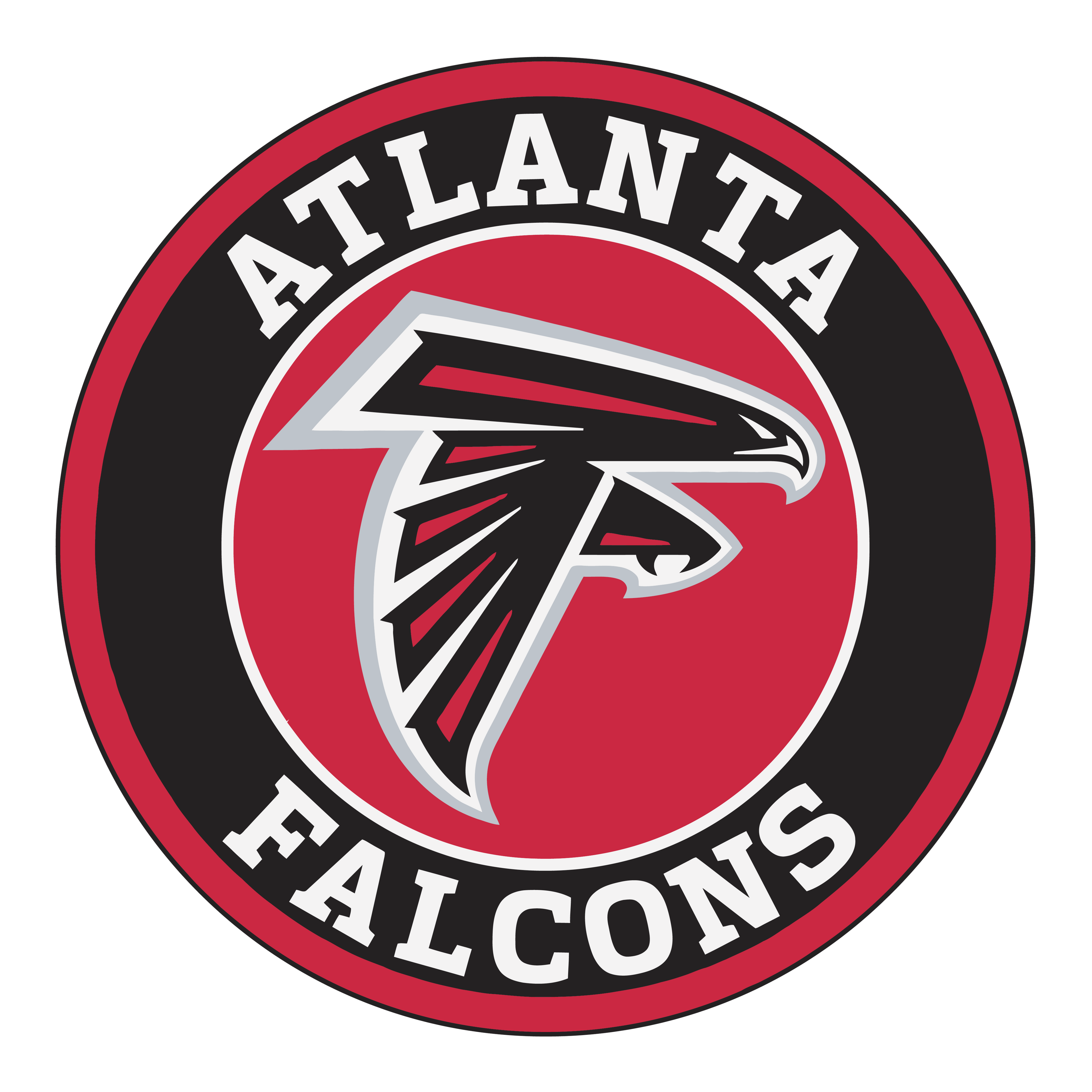 Atlanta Falcons 3" Round Decal / Buy 2 Get 1 FREE