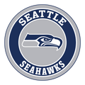 Seattle SeaHawks 3" Round Decal / Buy 2 Get 1 FREE