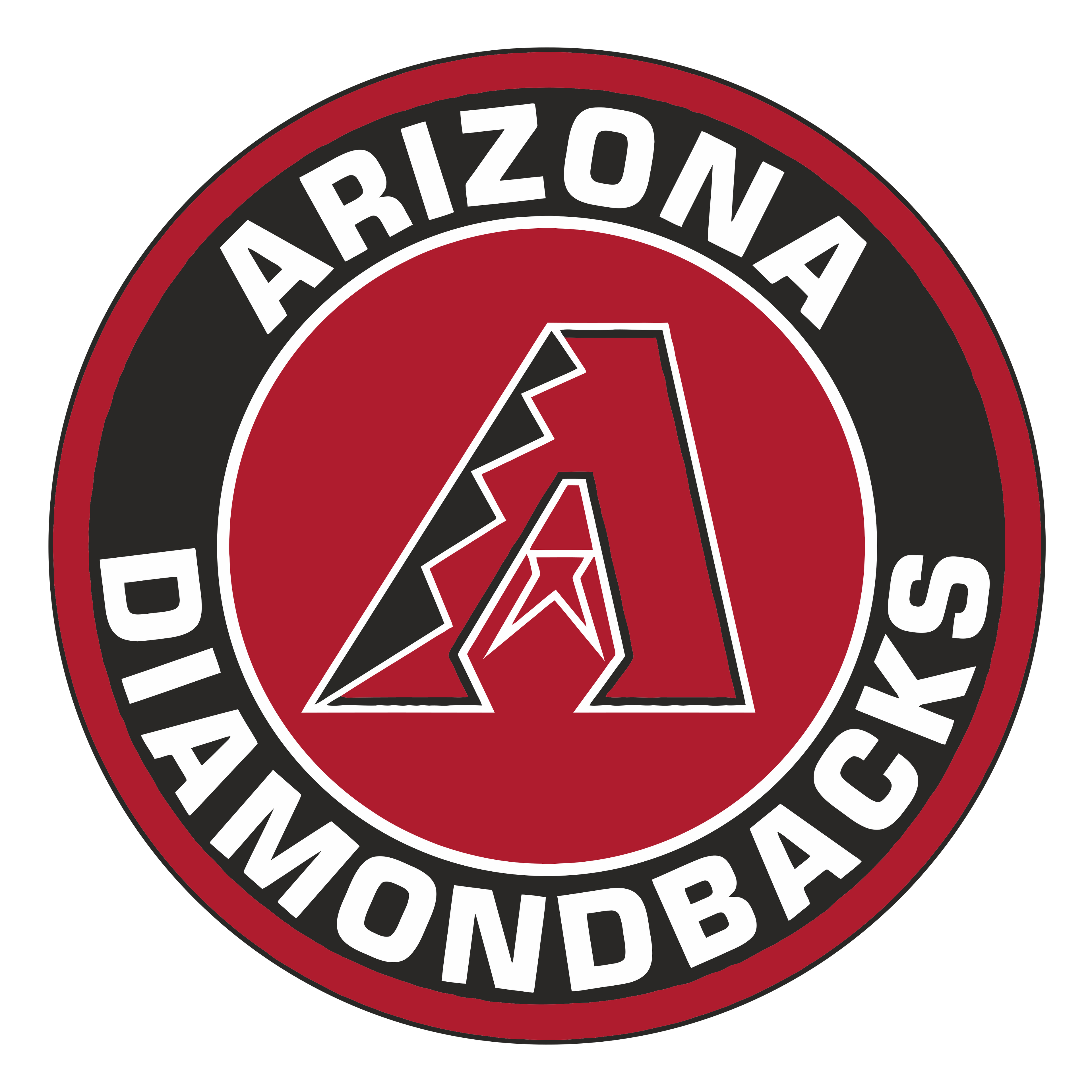 Arizona Diamonbacks 3" Round Decal / Buy2 Get 1 FREE