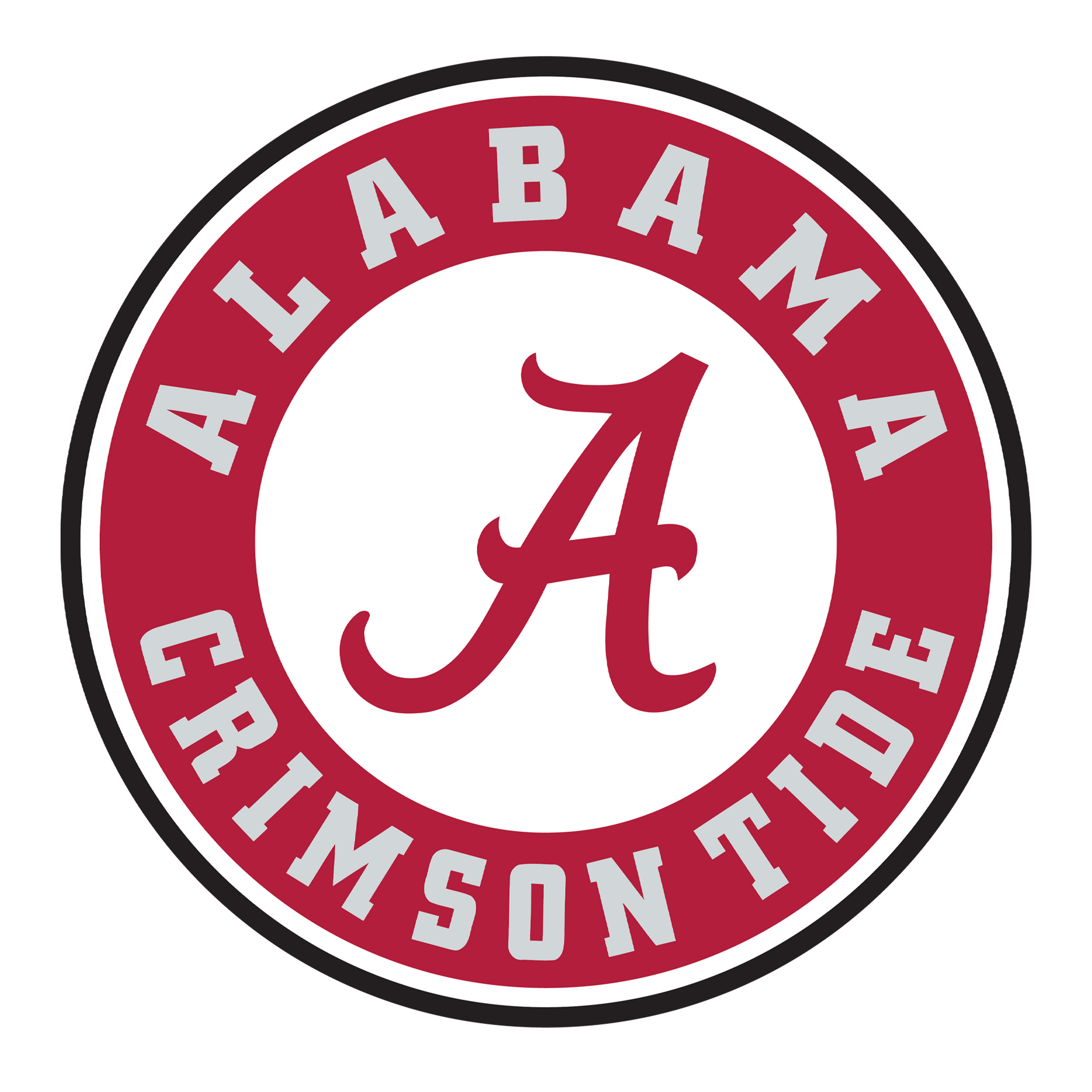 Alabama Crimson Tide 3" Round Decal / Buy 2 Get 1 FREE