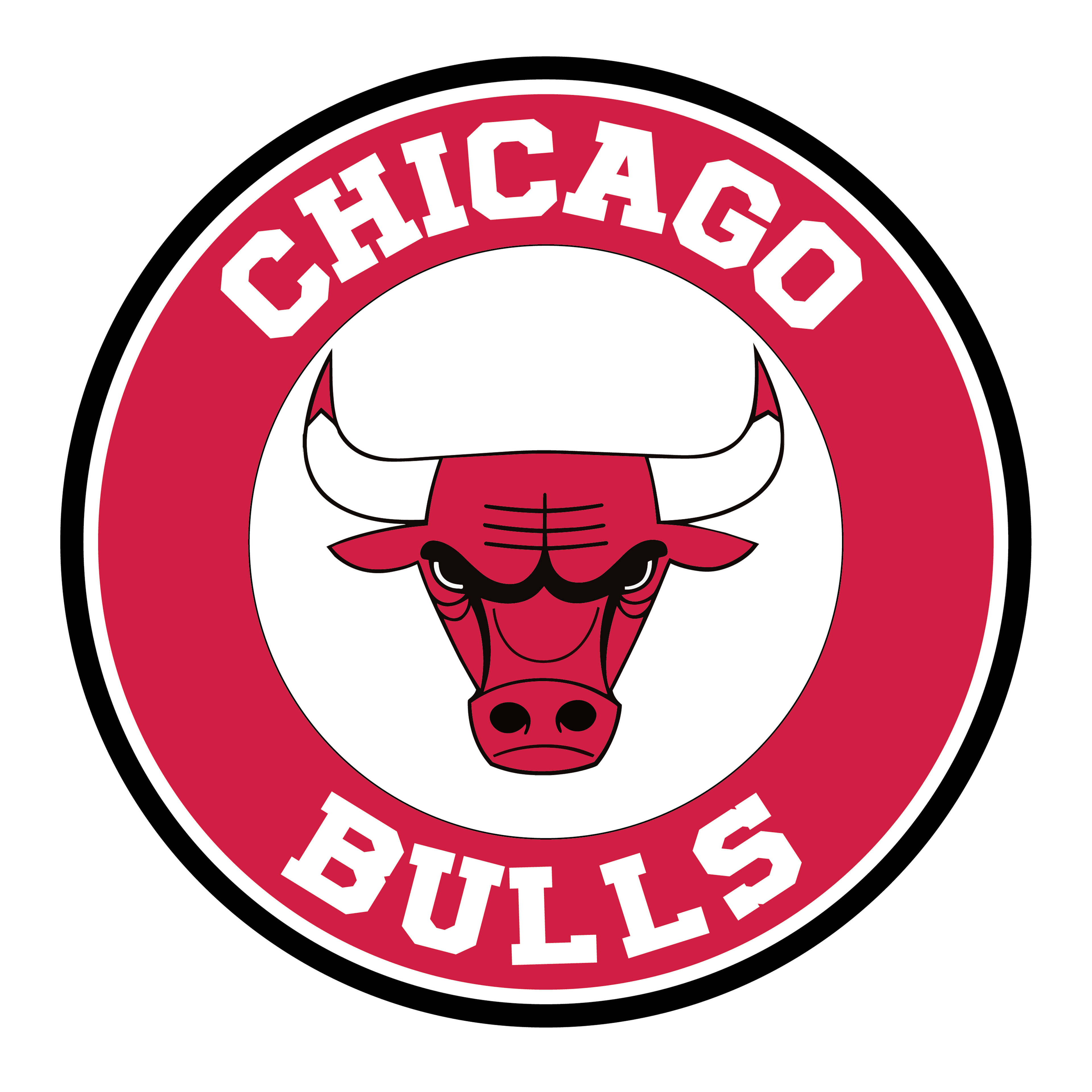 Chicago Bulls 3" Decal / Buy 2 Get 1 FREE