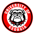Georgia Bulldogs 3" Round Decal / Buy 2 Get 1 FREE