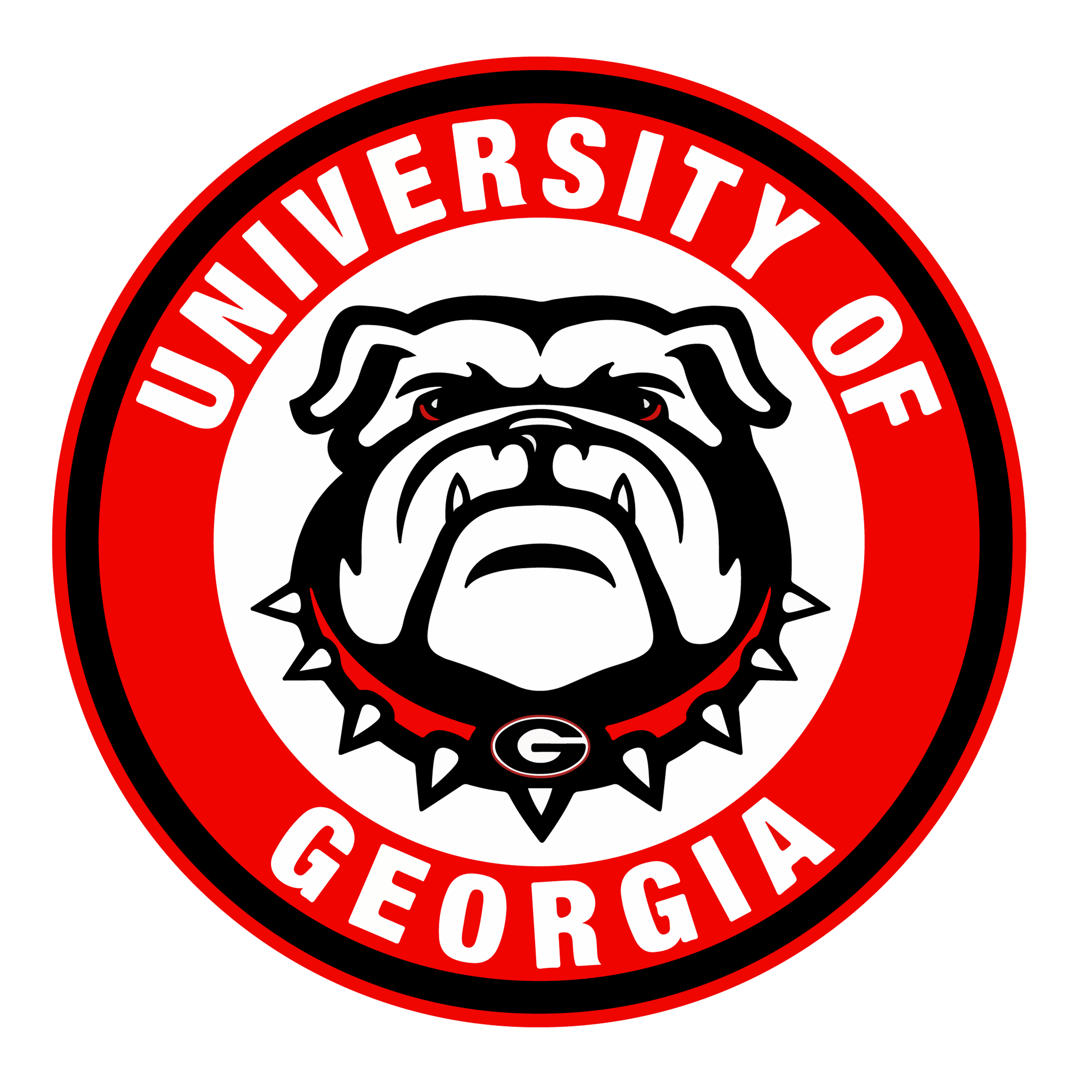 Georgia Bulldogs 3" Round Decal / Buy 2 Get 1 FREE