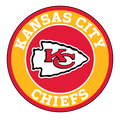 Kansas City Chiefs 3" Round Decal / FREE Shipping / Buy 2 Get 1 FREE