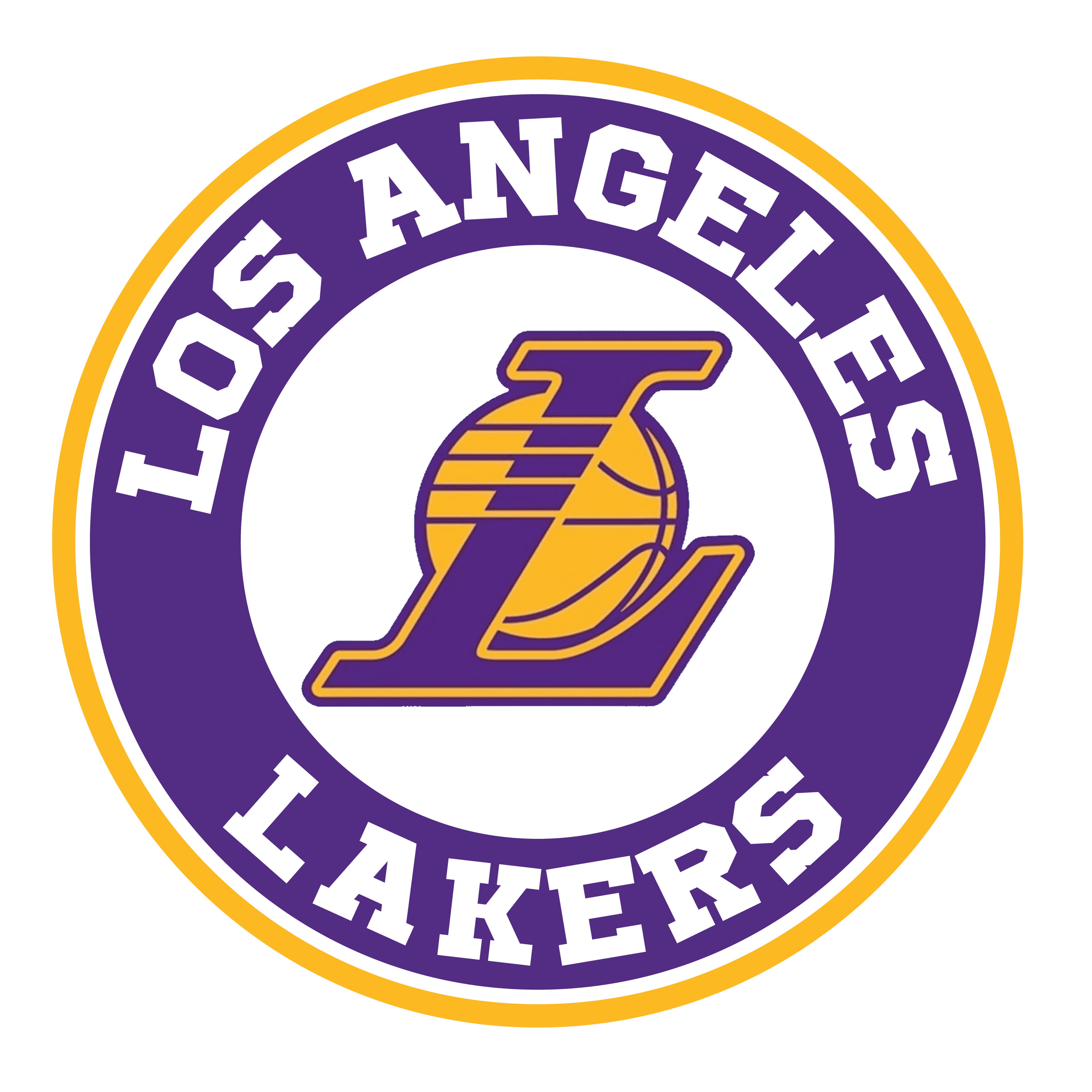 Las Angeles Lakers 3" Decal / Buy 2 Get 1 FREE