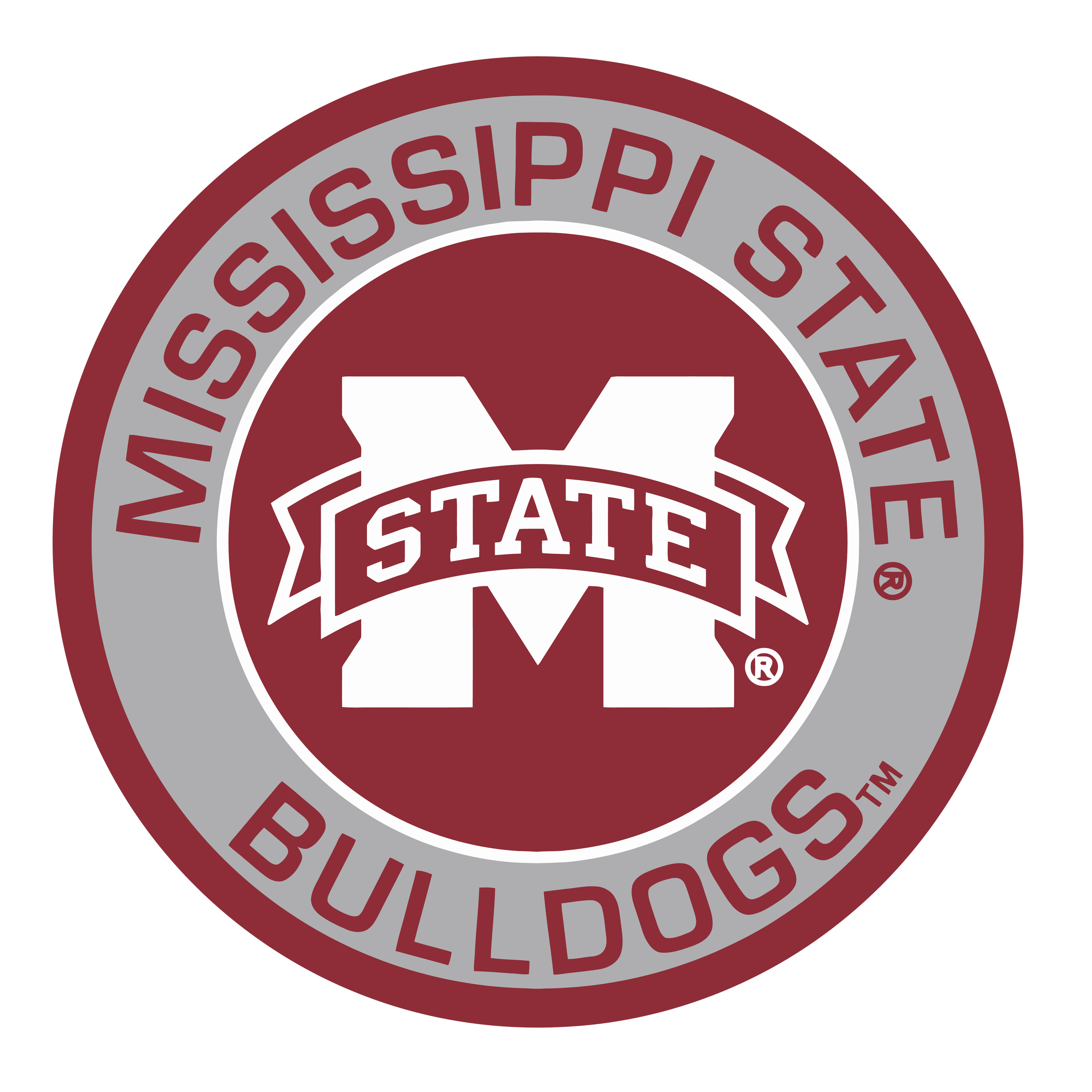 Mississippi State 3" Round Decal / Buy 2 Get 1 FREE