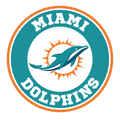 Miami Dolphins 3" Round Decal / Buy 2 Get 1 FREE