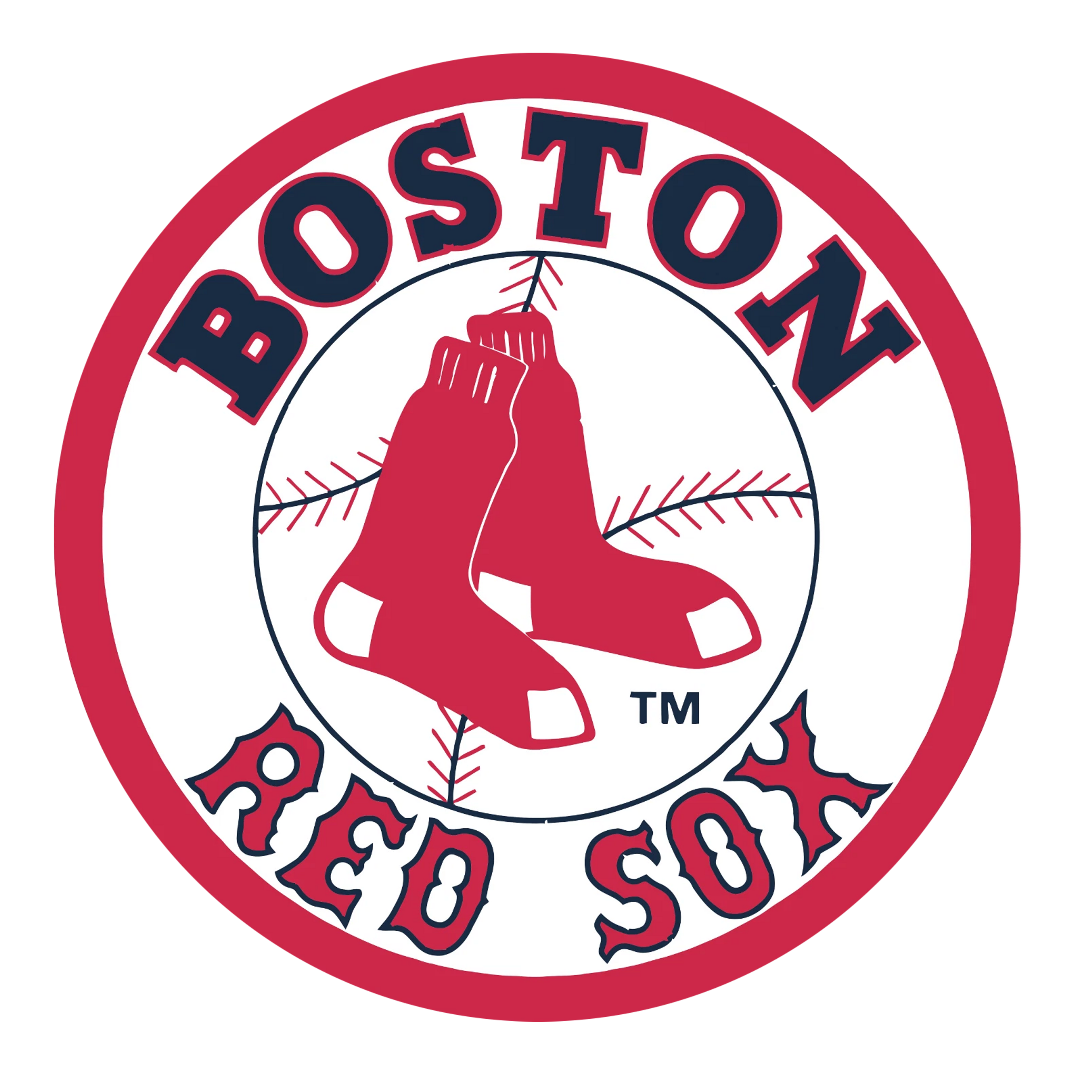 Boston Red Sox 3" Round Decal / Buy 2 Get 1 FREE
