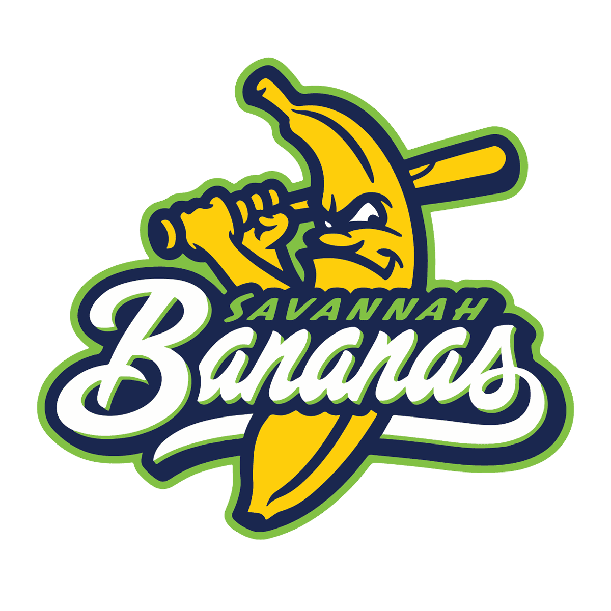 Savannah Bananas 4" Decal / Buy 2 Get 1 FREE