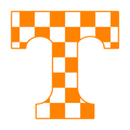 Tennessee Volunteers Checkered "T" Decal FREE SHIPPING