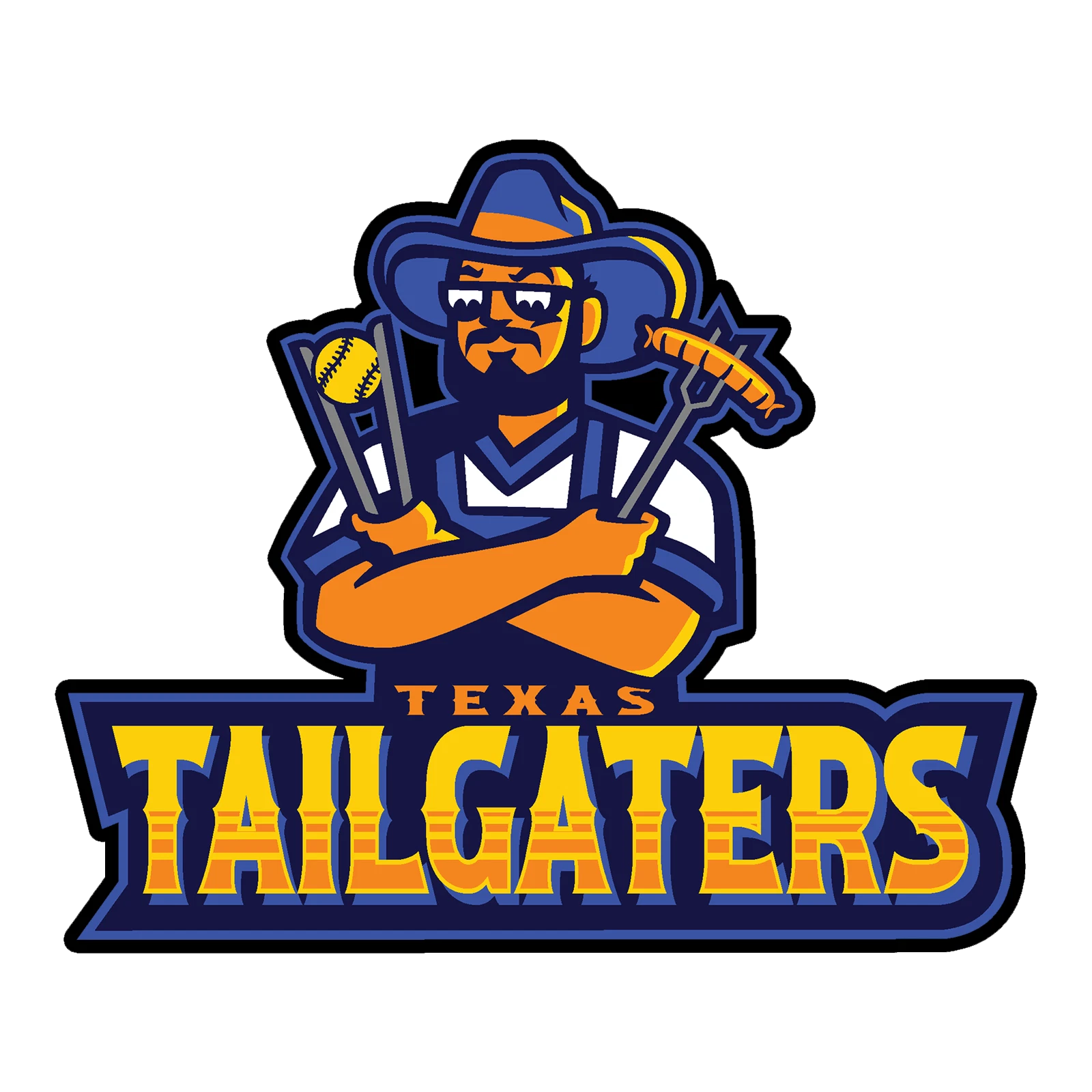 Texas Tailgaters 4" Decal / Buy 2 Get 1 FREE