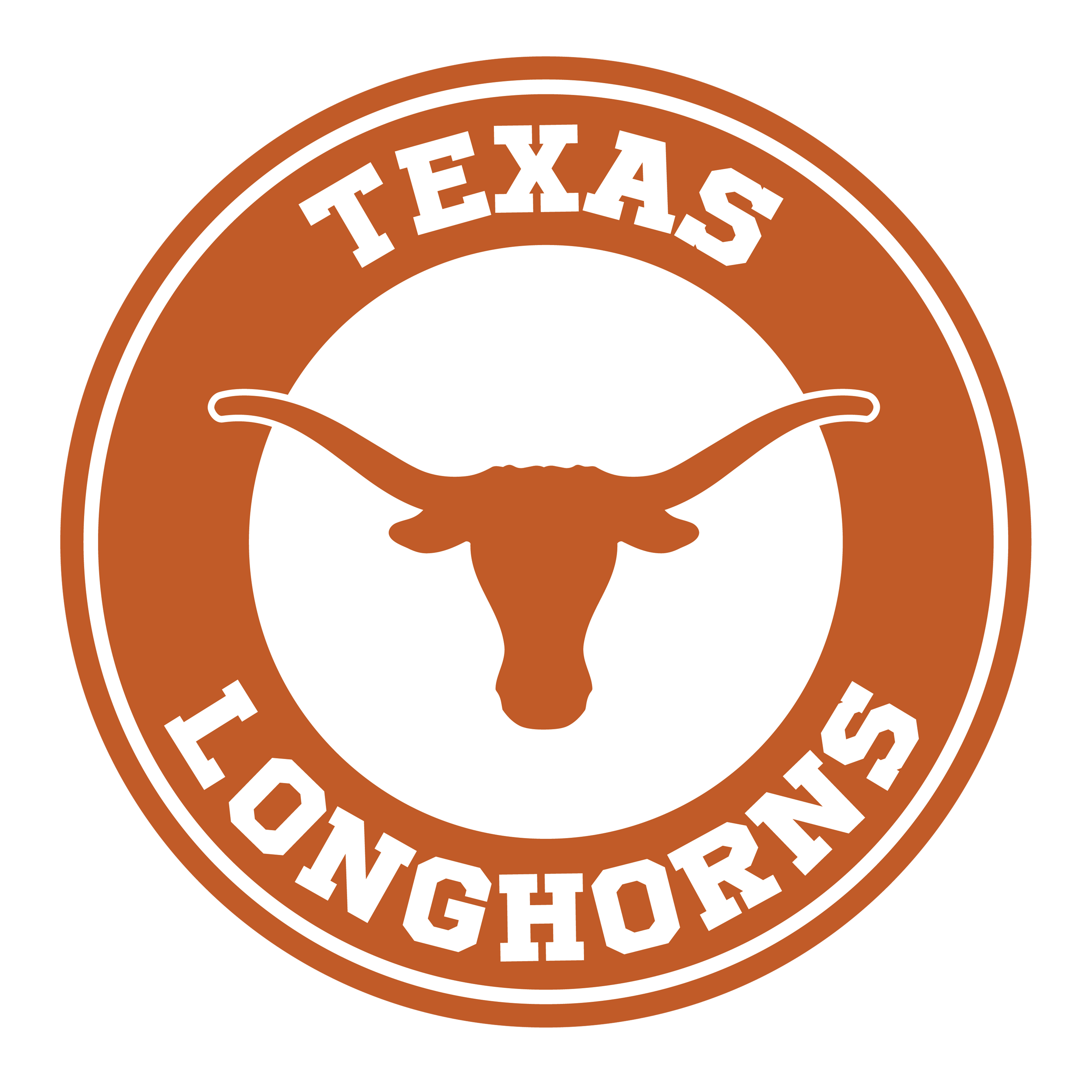 Texas Longhorns 3" Decal / FREE SHIPPING / Buy 2 Get 1 FREE