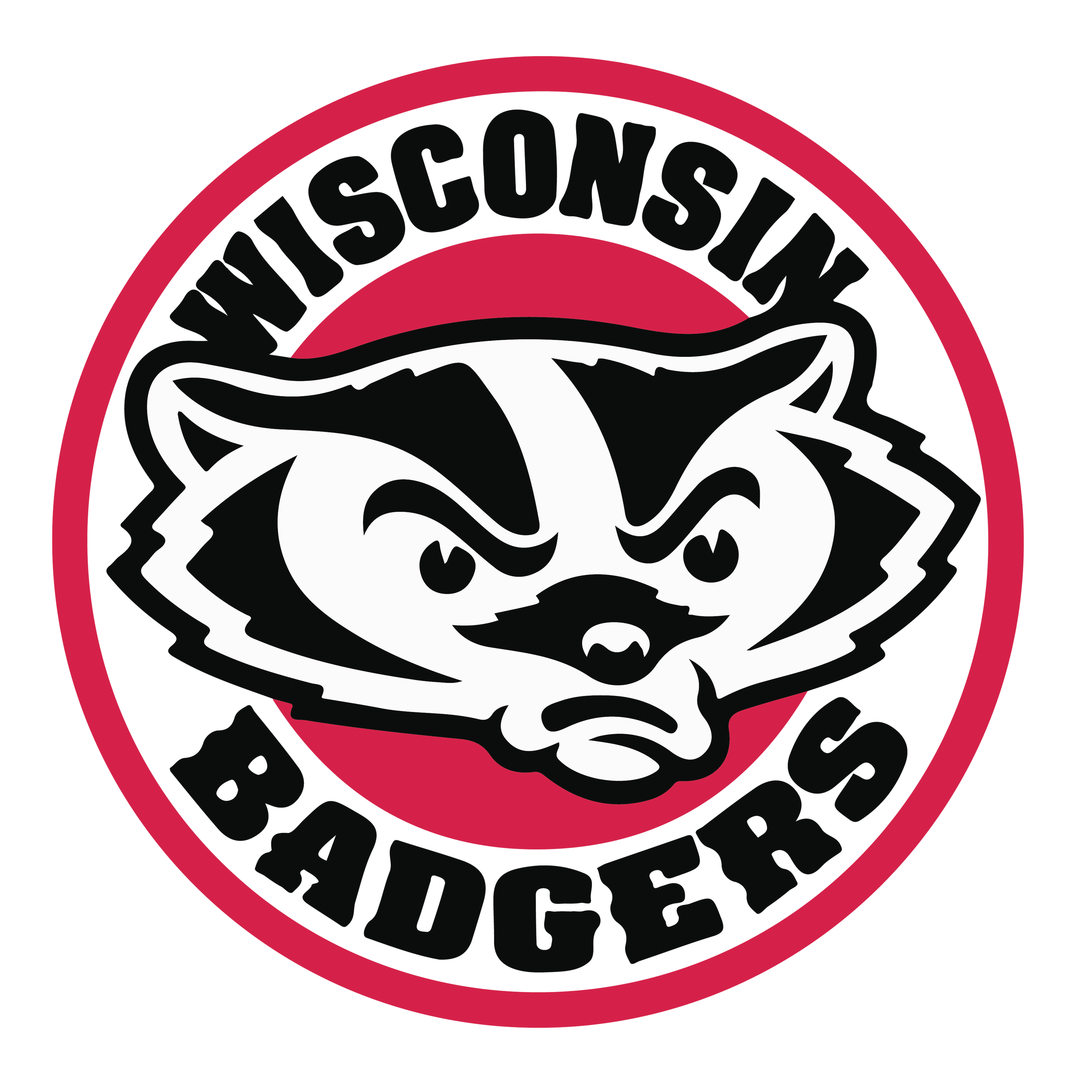 Wisconsin Badgers 3" Decal / FREE SHIPPING / Buy 2 Get 1 FREE