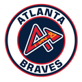 Atlanta Braves 3" Round Decal (style 2) / Buy 2 Get 1 FREE