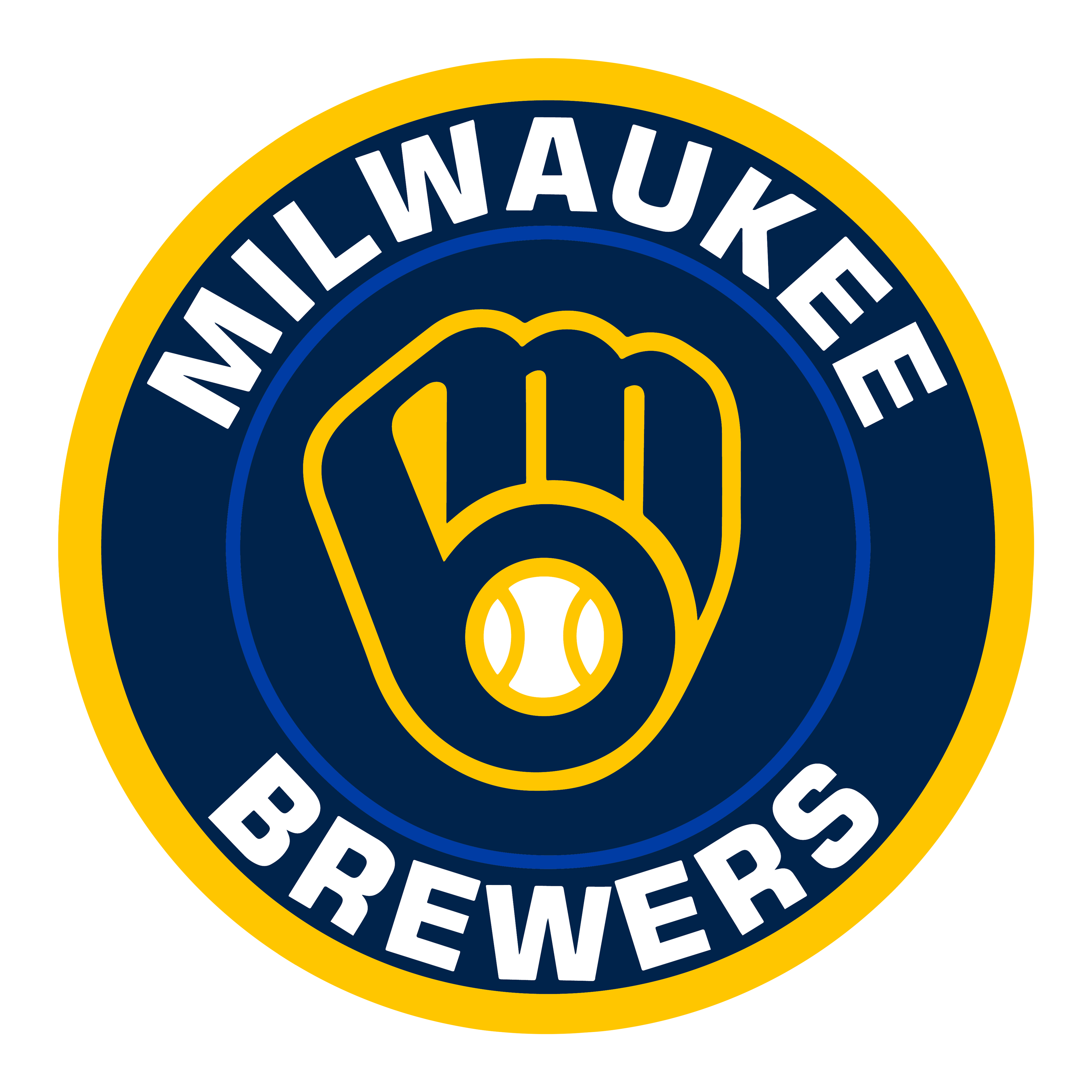 Milwaukee Brewers 3" Round Decal / Buy 2 Get 1 FREE