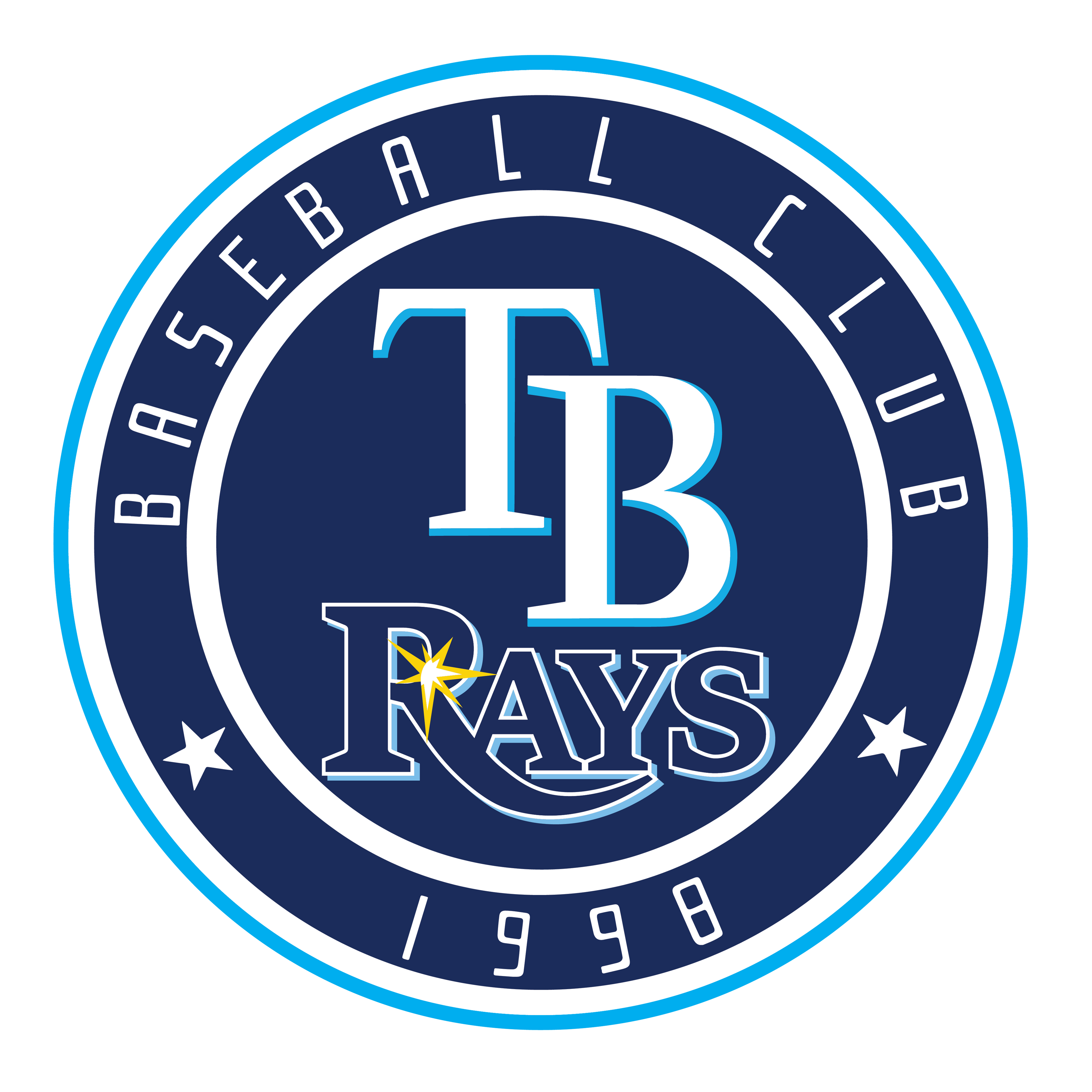 Tampa Bay Rays 3" Round Decal / Buy 2 Get 1 FREE